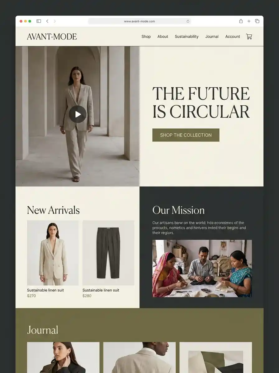 Fashion Business Website Design Bangladesh