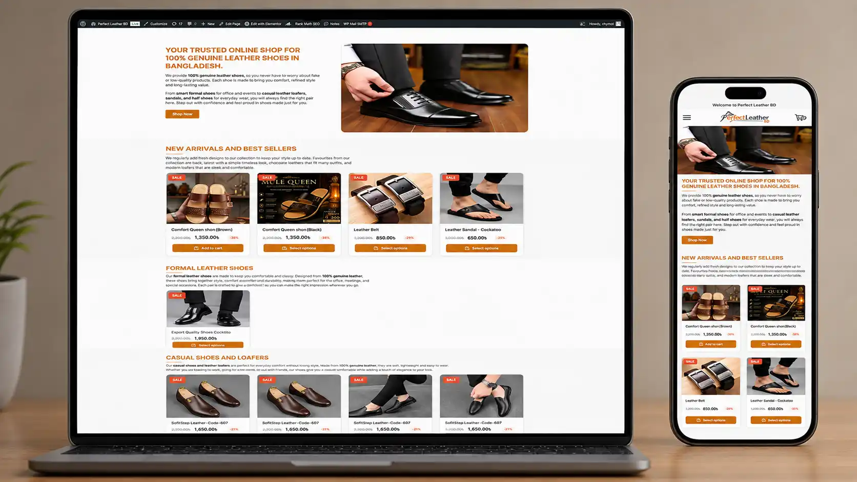 Perfect Leather Website