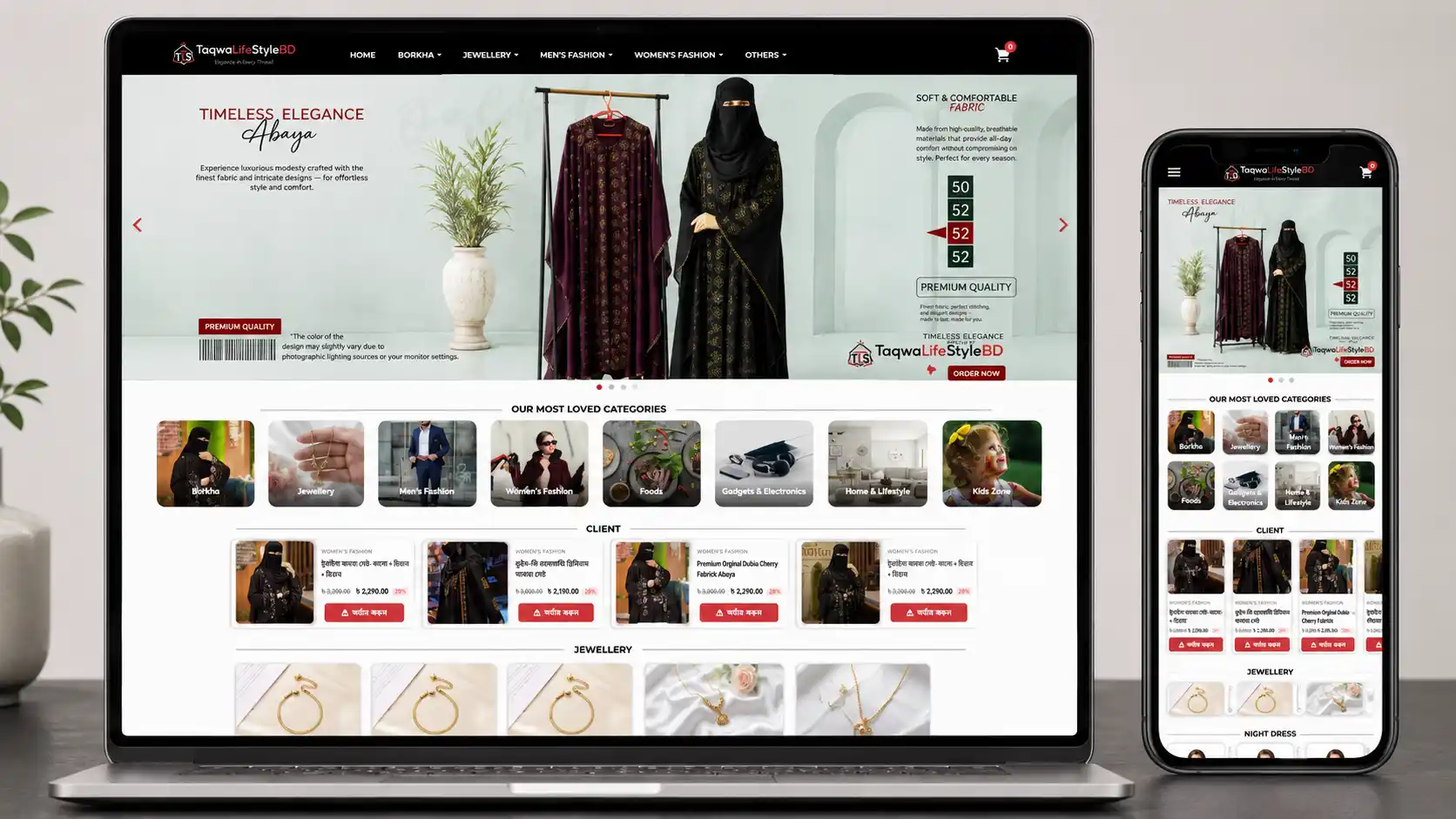 Taqwa LifeStyleBD Website